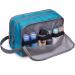 WANDF Toiletry Bag Water-Resistant Nylon Travel Wash Bag Lightweight Dopp Kit for Men and Women (A-Sky Blue) - Buy Online on GoSupps.com