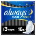 Always Maxi Night Paper Napkins 16 pieces 16 pieces (1 pack) 16 units