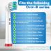 Replacement Toothbrush Heads Compatible with Oral-B Braun | Pack of 8 Precision Refills for Electric Brush Heads - Fits Oral-B 7000 Pro 1000 9600 500 3000 8000 Vitality Plus - Buy Online on GoSupps.com