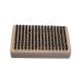 Mt. Sun Gear Horse Hair Ski Tuning Wax Brush Rectangle Shape Snow Board Tuning 120mm x70mm Brush Horse Hair - Rectangle