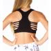 Malibu Sugar Girls Seamless Sports Bra (7-14) Racer Back Side Straps Black - Buy Online on GoSupps.com