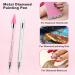 WLLHYF Rhinestone Picker Dotting Pen 7 Pcs Acrylic Crystal Rhinestones Applicator Wax Head Tip Pencil Picker Dotting Pen DIY Nail Art Decoration Tool for Nails - Buy Online on GoSupps.com