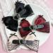AJOIDR Lace Hair Clip Bow Balletcore Large Bow Heart Flat Clip Balletcore Hairpin Bow Elegant Hair Clip for Bunches Black - Buy Online on GoSupps.com