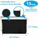 15 Pack Blank Cotton Canvas DIY Craft Zipper Bags Pouches Pencil Case for Makeup Cosmetic Toiletry Stationary Storage (Beige & Black 8.3 x 4.7 ) 15 Pack/8.3 x 4.7 White+Black - Buy Online on GoSupps.com
