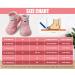 Dookeh Baby Girl Pink Soft Sole Sneakers | Non-Slip First Walking Shoes 2-3 Years | Toddler Infant Babygirl Sock Shoes - Buy Online on GoSupps.com