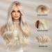 Long White Blonde Synthetic Hair Wig with Fringe for Women - HAIRCUBE - Buy Online on GoSupps.com
