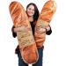 MEWAII 3D Simulation Long Plush Bread Pillow 90cm - Soft Cuddly Toast & Baguette Cushion for Kids - Perfect Gift for Girls & Boys - Buy Online on GoSupps.com
