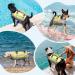 Pecute Reflective Dog Life Jacket - Adjustable Swimming Vest for Dogs (Medium) - Buy Online on GoSupps.com