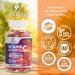 Raspberry Flavored Sugar Free Vitamin C Gummies - 120 Count Immune Support & Antioxidant Supplement for Kids & Adults - Vegan, Non-GMO, Dairy & Gluten Free - Buy Online on GoSupps.com
