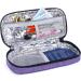 Luxja Insulin Cooler Bag - Purple | Portable Insulin Bag for Pen & Diabetic Accessories | Ideal for Travel - Buy Online on GoSupps.com