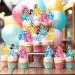 NIAYOU 24 Pcs Princess Cupcake Toppers Princess Themed Cake Decorations Cartoon Happy Birthday Cupcake Toppers for Boys Girls Kids Birthday Party Supplies - Buy Online on GoSupps.com