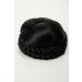 WIG ME UP - N796-1B Braided Bun Hairpiece | Black Velvet Traditional Hair Knot for Elegant Styles - Buy Online on GoSupps.com