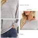 HAIBING Women Top Women Shirt Pullover Long Sleeve Raglan Sleeve for Daily Wear (S) Light Gray CH Light Gray - Buy Online on GoSupps.com