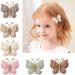 Cute & Versatile Butterfly Hair Clips Knitted Butterfly Hair Ties Lovely Hair Barrettes Perfect For Various Occasions Hair Ties 6pcs Handmade Butterfly Hair Clips Soft & Durable Hairpins Hair Perfect - Buy Online on GoSupps.com