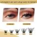 Cluster Eyelashes - 480 PCs DIY Individual Extensions | Fluffy D-Curl Mix 10-18mm | Soft & Light for Home Use - Buy Online on GoSupps.com