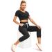 SPECIALMAGIC Women's Black Capri Jogger Pants | Loose Fit Drawstring Waist | Side Pockets | X-Large - Buy Online on GoSupps.com