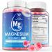 Sugar Free Magnesium Glycinate Filled Gummies 420mg High Absorption Magnesium Supplement w/Potassium D3 Ashwagandha Magnesium Chewable for Calm Sleep Mood & Nighttime Muscle Cramp Support Vegan