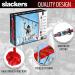 Slackers NinjaLine 36' Intro Kit - Red/Blue | Fun Outdoor Ninja Warrior Course Set - Buy Online on GoSupps.com