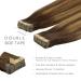 Buy If-alife 22 inch Balayage Chocolate Brown to Caramel Blonde Tape Extensions - 20pcs 50g Remy Real Hair Invisible Skin Weft - Buy Online on GoSupps.com
