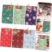CHILDWEET Christmas Calendar Bags 1 Set Bag Goodie Bags DIY Calendar Bags Candy Bag Paper Bag Christmas Drawstring Bag As Shown 23X12X1CM - Buy Online on GoSupps.com