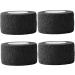 Bandage Tape 4 PCS Self Adhesive Bandage Wrap Breathable Non-Woven Wrist Tape Stretch Elastic Bandage Vet Wrap for Sports Supply Ankle Sprains Protection Black 177 * 1inch - Buy Online on GoSupps.com