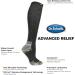 Dr. Scholl's Women's Advanced Circulatory Compression Socks - Denim/Grey - Buy Online on GoSupps.com