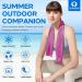 Sukeen 4 Pack Cooling Towel (40 x 12) - Soft Breathable Ice Towel for Yoga, Running, Gym - Microfiber Towel for Fitness & Camping - Pink - Buy Online on GoSupps.com