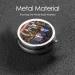 Buy Hong Kong Round Pill Box - 3 Compartment Mini Decorative Portable Travel Organizer for Vitamins & Medications - Buy Online on GoSupps.com