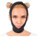 Chin Compression Garment After Liposuction Surgery - Black Large Neck Cover Strap Bandage - Buy Online on GoSupps.com