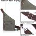 Fandare Army Green Sling Bag for Men & Women - Outdoor Travel & Hiking Crossbody Sports Bag - Buy Online on GoSupps.com