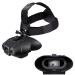 NIGHTFOX Red HD Digital Night Vision Goggles | 1x Magnification, Extra Wide FOV for Close Quarters | Covert 940nm Infrared | Records 1080p Video + Audio | USB Rechargeable | Security