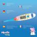 Peppa Pig Digital Thermometer - Fast 10 Second Reading - Fever Alarm - Flexible Tip - CE Certified - Jellyworks - Buy Online on GoSupps.com