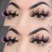 Miss Kiss Fluffy Pink & Silver Glitter Faux Mink Lashes 18mm Sparkly Highlight Fairy Eyelash Pair - Buy Online on GoSupps.com