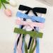 AUONY 4PCS Tassel Ribbon Hair Clips Set - Green, Black, Pink, Blue - Women and Girls Barrettes Hair Accessories - Buy Online on GoSupps.com