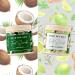 CalmGenix Coconut & Ginger Lime Foot Scrub Set with File - Exfoliating Feet Care Gift for Women and Men | Foot Spa Kit for Pampering Pedicure - Buy Online on GoSupps.com