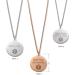 Custom Medical Alert Necklace for Women | Free Engraving Personalized Jewelry - Stainless Steel Emergency ID in Silver/Rose Gold - Buy Online on GoSupps.com