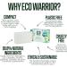 Eco Warrior Shaving Soap - Vegan, Cruelty-Free, Moisturizing 100g Bar - Bergamot & Lime Fragrance - Buy Online on GoSupps.com