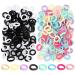 200 Pcs Candy Color Hair Bands Small Elastics Hair Bobbles Hair Ties Stretch Strong Hairbands Colorful Seamless Ponytail Holders for Girls Kids Choice 1