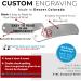 Medical Alert Bracelet Stainless Steel - Custom Engraving ID Card Curb Chain Red - Made in USA - 7 Inch - Buy Online on GoSupps.com