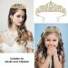 Makone Gold Birthday Princess Crown & Queen Sash Tiaras - Crystal Headband for Women/Girls - Party Accessories & Cake Topper - Buy Online on GoSupps.com