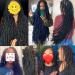 Leeven 18 Inch 7 Packs Pre-looped Faux Locs Crochet Braids - Natural Black Soft Locs Hair Extension for Women - Pack of 7 - Buy Online on GoSupps.com