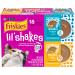 Purina Friskies Pureed Cat Food Topper Variety Pack, Lil' Shakes with Chicken and with Tuna Varieties - (18) 1.55 oz. Pouches