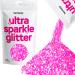 Hemway Extra-Chunky Glitter 100g 3.5oz Cosmetic Safe 1mm 1/24" 0.04" Baby Pink Baby Pink Iridescent Extra Chunky - 100g
