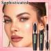 2PCS Waterproof Long Lasting Black Mascara No Clumping Smudge-Proof Black Mascara for Eye Makeup - Buy Online on GoSupps.com