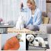 Calming Blankets for Small to Medium Dogs and Cats | Soft Fluffy Fleece Pet Blanket | Anxiety & Stress Relief | 31 x 24 Inch | Gray/Beige/Khaki - Buy Online on GoSupps.com