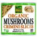 Organic Sliced Crimini Mushrooms 4 Ounce Cans (12 Count) 1 Pack