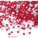 Honbay 1440PCS Red 5mm ss20 Round Flatback Rhinestones Crystals | Sparkly Non-Self-Adhesive - Buy Online on GoSupps.com