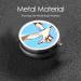 Flying Seagulls Round Pill Box | 3 Compartments Portable Organizer for Travel & Purse - Buy Online on GoSupps.com