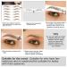 Aresvns Tattoo Eyebrows Brown 99 Pairs Waterproof 4D Fake Eyebrow Transfers | Realistic Imitation Eyebrows for Women | Christmas Gift - Pattern 001 - Buy Online on GoSupps.com