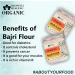 Blessfull Healing Organice BAJRI Flour 1 lb (453 Gram) - Buy Online on GoSupps.com